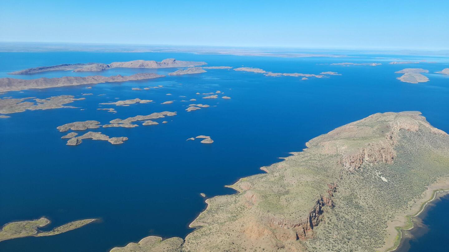 Lake Argyle from the air