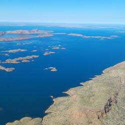 Lake Argyle from the air