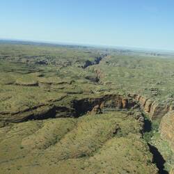 People hike up these gorges - can take days