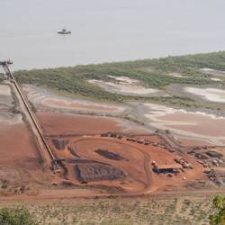 Port area - iron ore facility