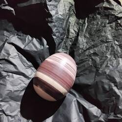 Zebra stone eggs for my collection