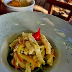 Delicious ceviche for lunch