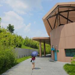 Les enclos modernes et climatisés comprennent un très grand espace extérieur