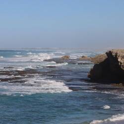 ...steile Klippen...