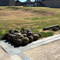 Catapult stones