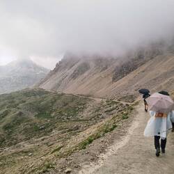 ... und weiter Richtung Drei Zinnen Hütte.