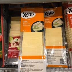 Die Packungen sind hier oft größer. Aber Käse haben die Schweden echt nicht erfunden.