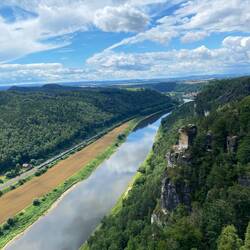 Blick auf die Elbe