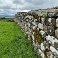 Hadrian's Wall(this was 15-20 feet tall back in its day)