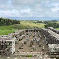 A video inside Housesteads Roman Fort