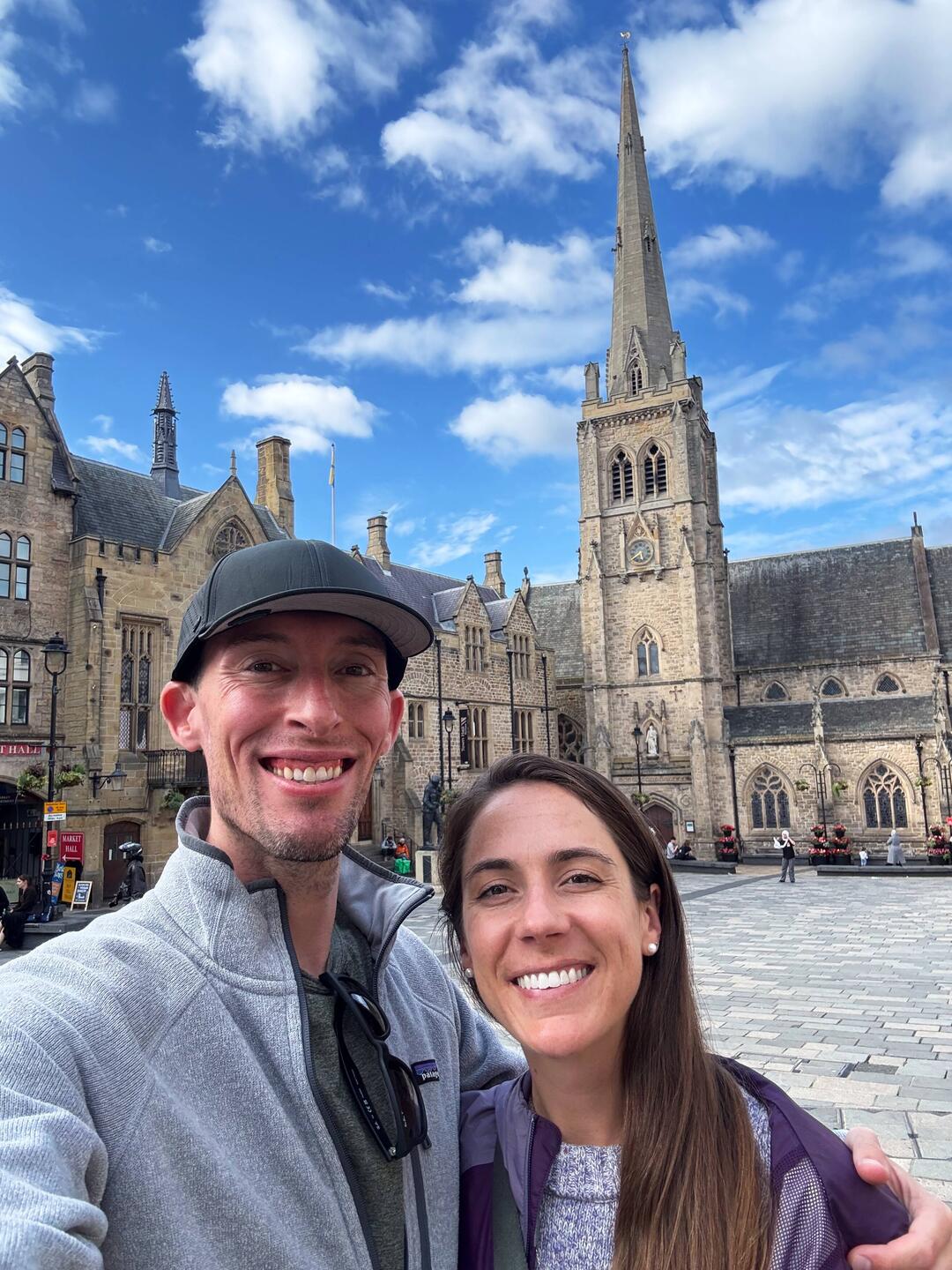 In Durham's town square