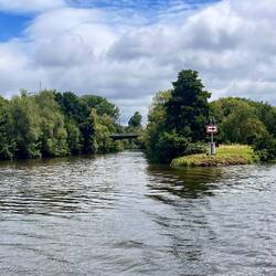 Mündung der Prims bei Dillingen