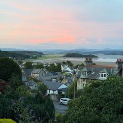 One of many picturesque sunsets from the house