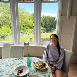 Chelsea was thrilled to have a new cook in the kitchen, and have Chris' meals high praise!