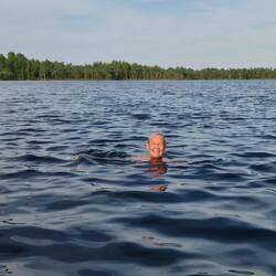 Das war das beste, diese Abkühlung nach der Wanderung