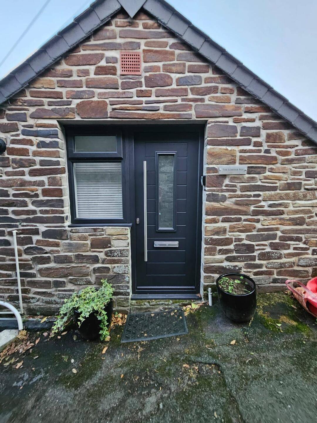 Our front door - the "Lobster Pot"