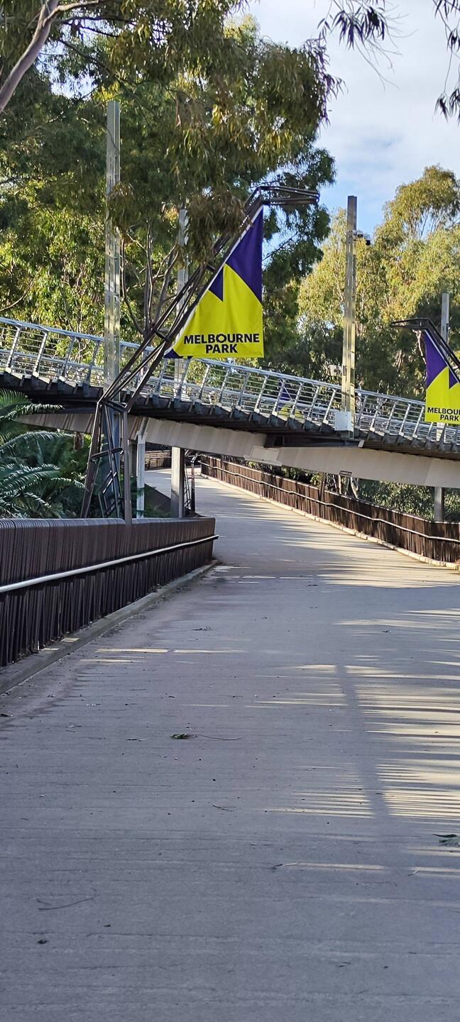 Eingang Melbourne Park