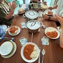 Dinner with friends