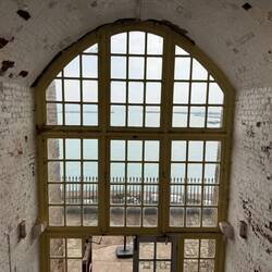 View from the tunnel of the harbor