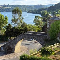 Looking back over that staircase and the river. Very peaceful.