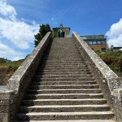 Walk 14 miles and then encounter this?! Made it up, no problems!