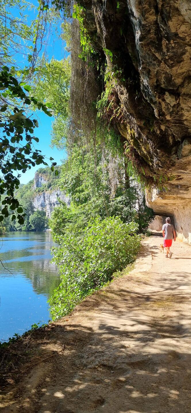 Hier wurden früher die Lastschiffe von Pferden flussaufwärts gezogen