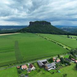 Der Felsen Lilienstein