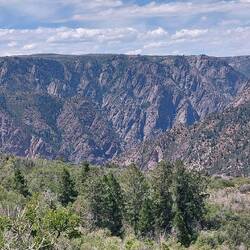 Ausläufer des Black Canyon of the Gunnison