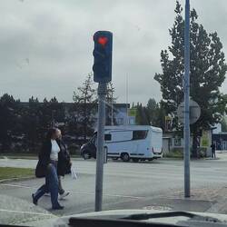 Herz-Ampel in Akureyri