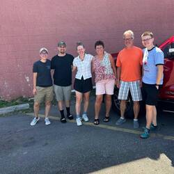 Made it for a final lunch all together in Howell (where Maren and Ray are living) July 24th 2025