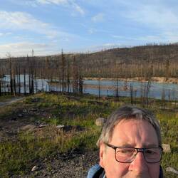 Verbrannter Campingplatz bei Jasper