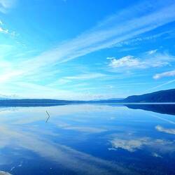 Meziadin Lake am Morgen