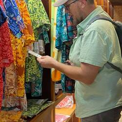 Ausnahmsweise ist hier heute der Mann in der Klamottenabteilung unterwegs.