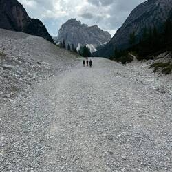 Auf dem Weg zur Dreischusterhütte