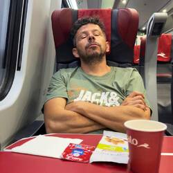 En el tren