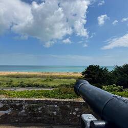 View from the top of Walmer Castle