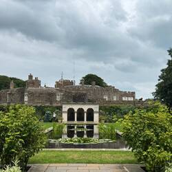 View of Walmer Castle from the gardens