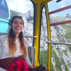 2e téléphérique nous permettant d'atteindre le sommet