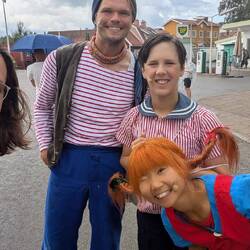 Pippi, Annika, Tommy und Räuber Nachtigall