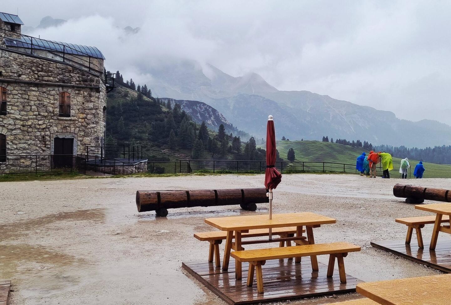 Aufbruch in den Regen! Nicht für uns ...😉