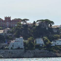 Villefranche peninsula where the most expensive villas are