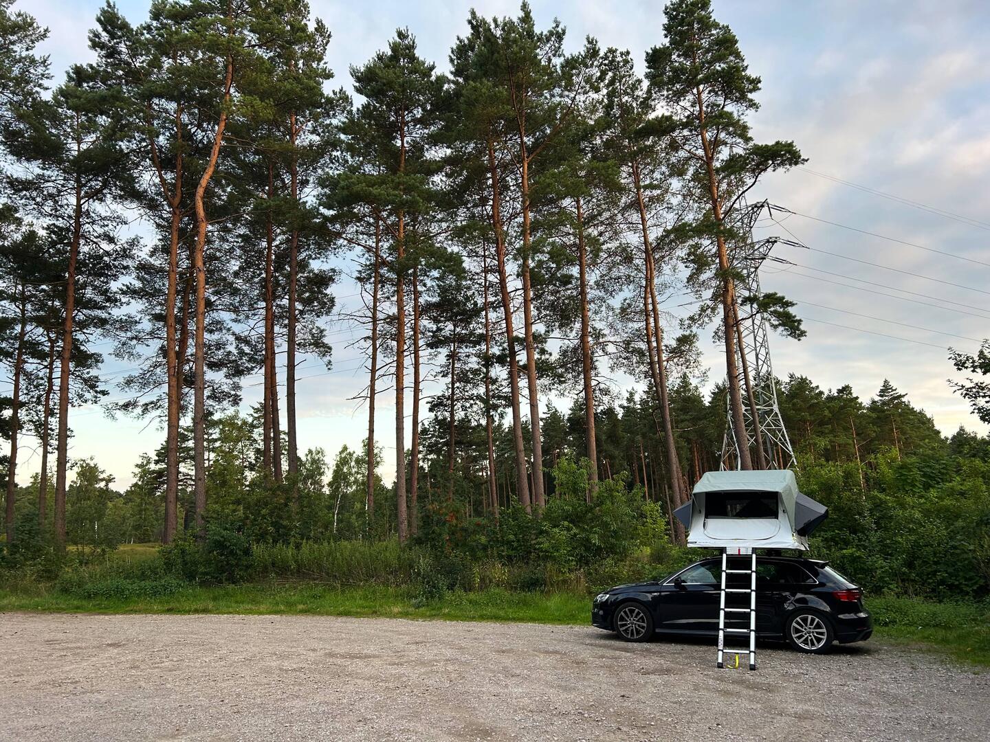 Wanderparkplatz bei Hamburg