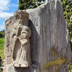 Lots of pilgrim/St. James art on the Camino