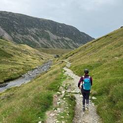 Making our way back down