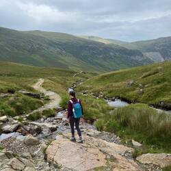 The landscape was gorgeous in the valley