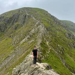 And eventually we made it to this epic ridge!