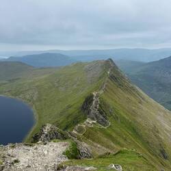 A shot of the ridge