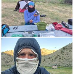 Bären gab es zwar auf diesem Campingplatz keine, dafür umso mehr Mosquitos