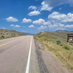 Danach führte uns der Pioneer Mountains Scenic Byway nach oben