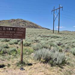 Wir fuhren auf einer im Jahr 1862 erbauten Straße